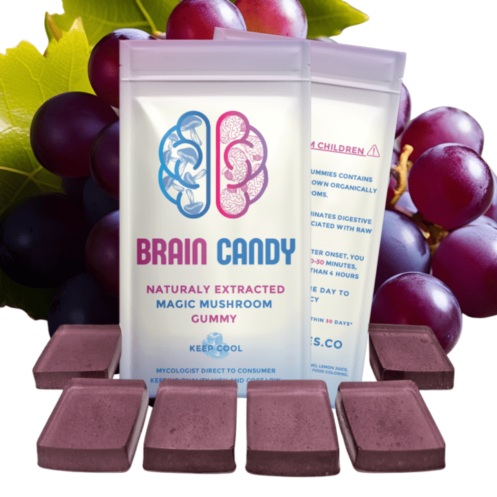 Magic Mushroom Gummies Golden Emperor Grape
