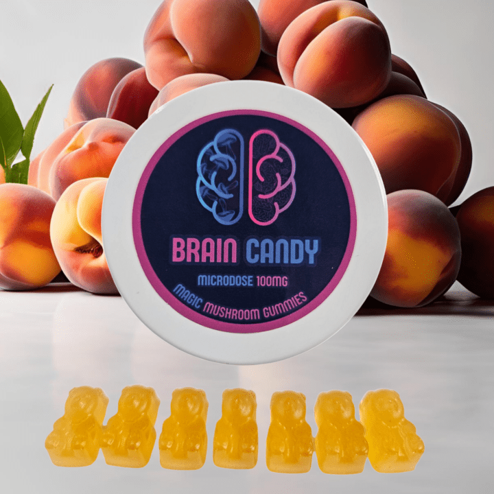 Magic Mushroom Micro Bears Peach